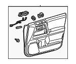 6761035B52C0 - Body: Door Trim Panel for Toyota: 4Runner Image