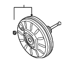 5Q1614106Q - Body: Booster for Audi: A3, A3 Quattro, RS3, S3, TT Quattro Image