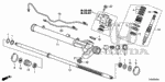 6531TA0A02 - Chassis: SEAL KIT A, POWER STEERING (ROTARY VALVE) for Honda Image