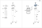 2533203000 - Springs, Suspension and Hydraulic Components: Shock Absorber for Mercedes-Benz Image