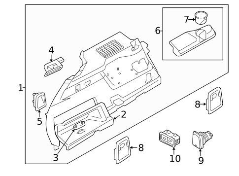 Interior Trim - Quarter Panels for 2019 Volvo XC90 #1