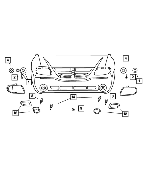 Lamps - Front, Rear and Courtesy for 2001 Dodge Caravan #1