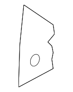 ASU780200 - Body: Rear Bracket for Land Rover: LR3, LR4, Range Rover Evoque, Range Rover Sport Image