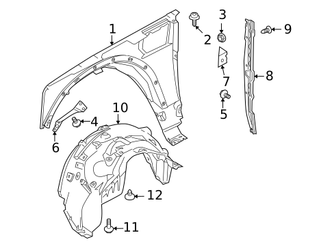 Fender & Components for 2006 Land Rover LR3 #0