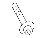 PAF91240001 - Engine: Trans Crossmember Bolt for Porsche: Cayenne Image