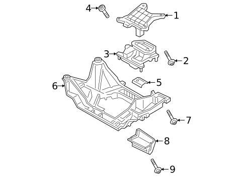 Trans Mounting for 2022 Porsche Cayenne #0