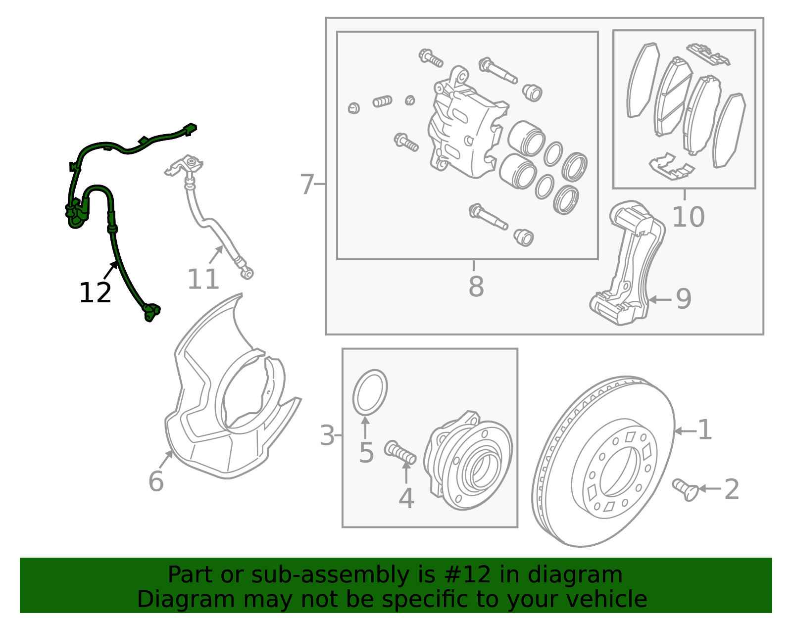 95671-2P000 - Front Speed Sensor 2011-2013 Kia Sorento | Kia.Parts Store