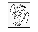 581014ZA00 - : Brake Pads Front for Kia Image