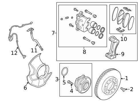 Anti-Lock Brakes for 2014 Kia Sorento #2