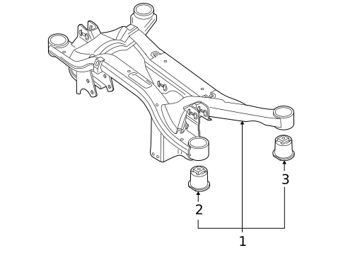Suspension Mounting for 2008 Volkswagen R32 #0