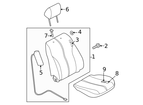 Front Seat Components for 2011 Mazda 2 #0