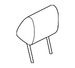 D6518814002 - Body: Headrest for Mazda: 2 Image