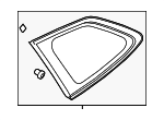 65209AJ13A - : Quarter Glass for Subaru: Outback Image