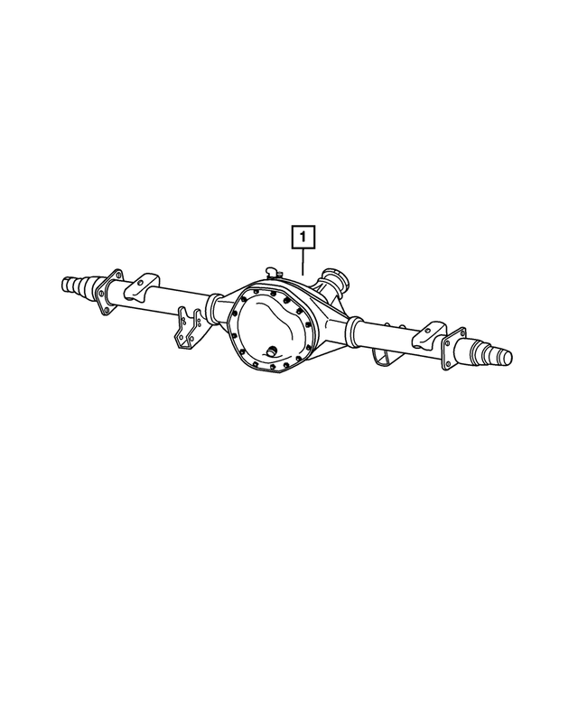 5189948AC - : Service Rear Axle for Mopar Image