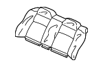82121S5BA01ZA - : Seat Back Cushion Cover for Honda: Civic Image
