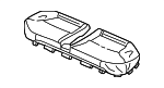 82131S5TG41ZB - : 2004-2005 Honda Civic - Cover Rear Seat Cushion Trim *NH1L* (Black) for Honda: Civic Image