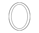 11511705408 - Cooling System: Thermostat Unit Gasket for BMW: 530i, 540i, 740i, 740iL, 750iL, 840Ci, 850Ci, 850CSi, 850i, X5, Z8 Image