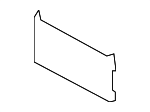 9Y0807287ADOK1 - Body: License Bracket for Porsche Image