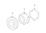 12709178 - Belts &amp; Cooling: Engine Water Pump for GM Image