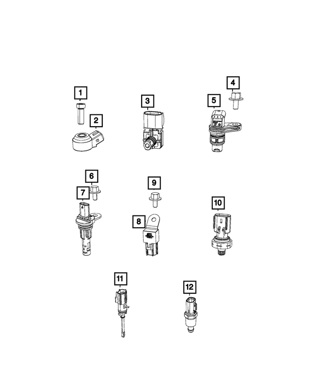 6510013AA - Electrical: Hex Head Bolt And Washer for Mopar Image image