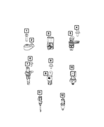 6510013AA - Electrical: Hex Head Bolt And Washer for Mopar Image