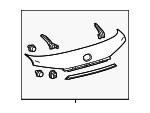 768010E290C1 - Body: Molding Assembly for Lexus: RX350, RX450h Image