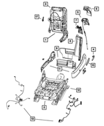 68024915AB - Interior Trim: Support Lumbar for Mopar Image