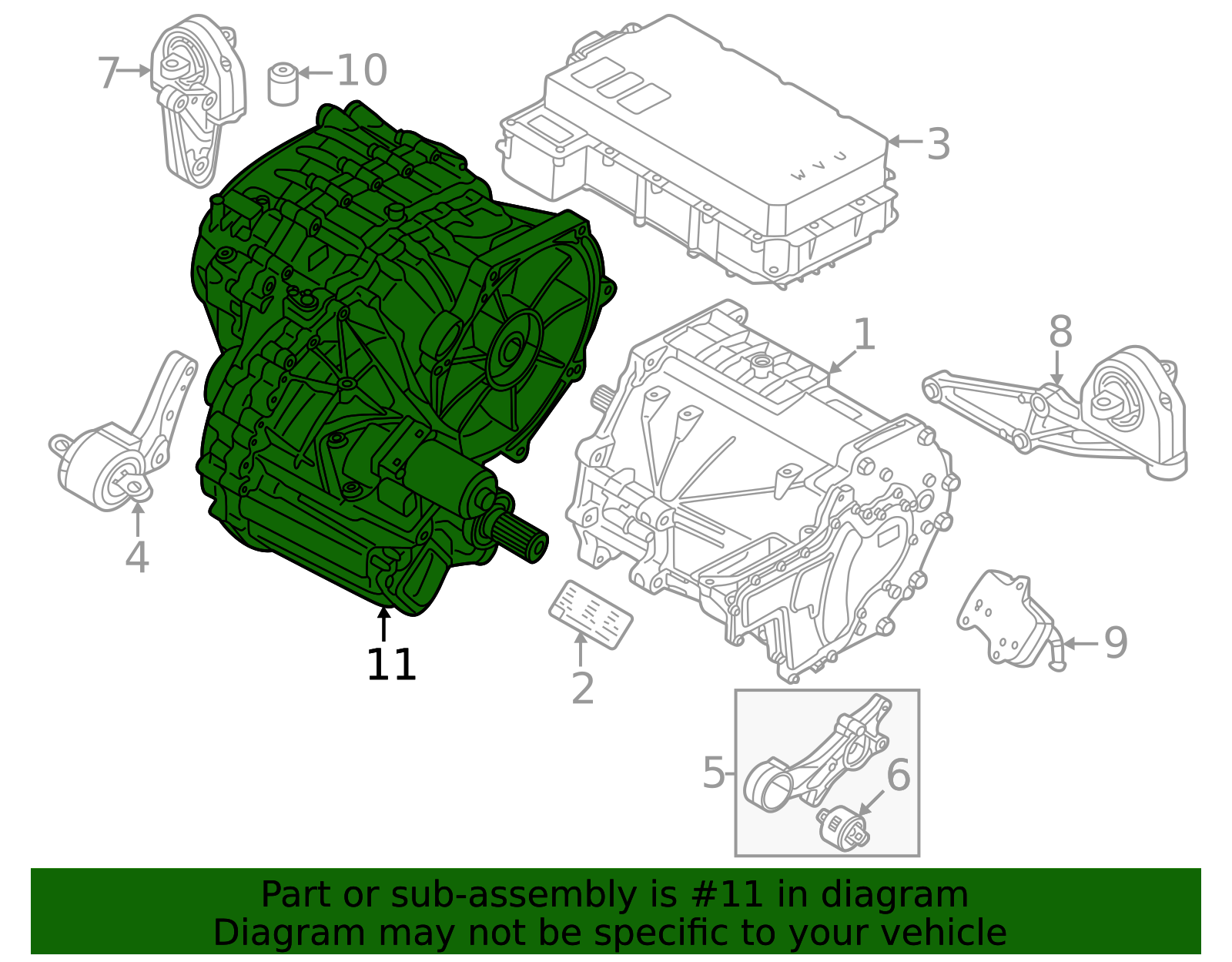 2022-2024 Audi Rear Axle 0ME-300-043-AD | OEM Parts Online