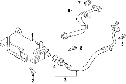 Trans Oil Cooler for 2024 Porsche Cayenne #0