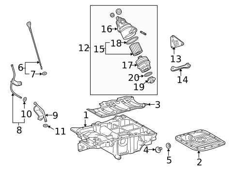 Engine Parts for 2007 Lexus GS350 #1
