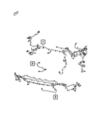 68272856AD - Electrical: Front End Module Wiring for Jeep: Cherokee Image