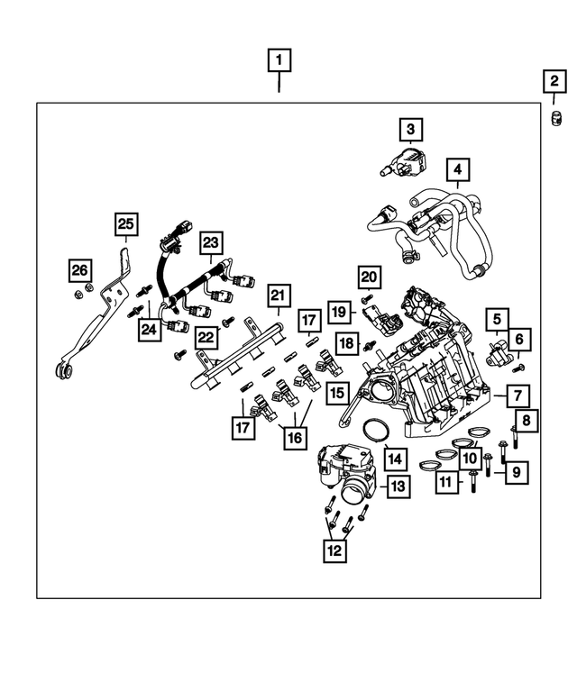 4627717AA - 1.4LTurbo; Engine: Cap for Mopar Image