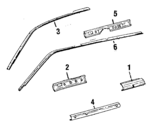 751324110 - Body: Rear Rail for Subaru: DL, GL Image