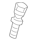 8191931000 - Steering: Lock Assembly Bolt for Hyundai: Accent, Elantra, Elantra Coupe, Elantra GT, Elantra N, Genesis Coupe, Kona, Kona Electric, Kona N, Santa Fe, Santa Fe Sport, Santa Fe XL, Sonata, Tucson, Veloster, Venue Image