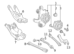 2133520700 - Suspension: Lower Control Arm Cover for Mercedes-Benz Image