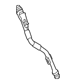 166470172064 - Emission System: Filler Neck for Mercedes-Benz Image