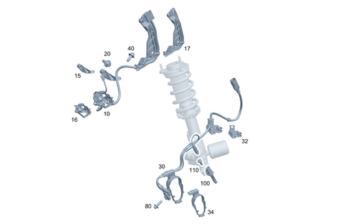 Rear Axle Wiring for 2025 Mercedes-Benz SL43 AMG #0