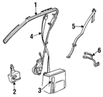 4645784 - Electrical: Front Seat for Dodge: Shadow Image