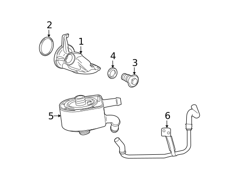 Oil Cooler for 2005 Mercury Mountaineer #0