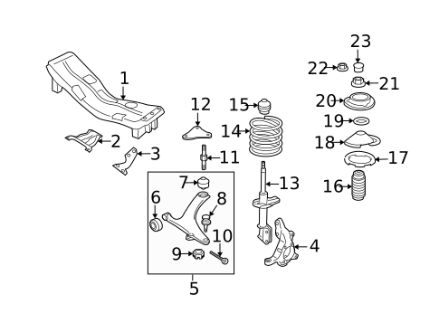 Suspension Components for 2013 Subaru Tribeca #0