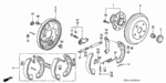 43171S84A01 - Chassis: SPRING A, BRAKE for Honda Image