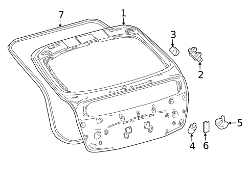 Gate & Hardware for 2022 Toyota Prius AWD-e #0