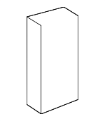 75129AC010 - Body: Lift Gate Pad for Scion: tC, xA, xB, xD | Toyota: 4Runner, Avalon, Camry, Celica, Corolla, Corolla Cross, Echo, Grand Highlander, Highlander, Prius, Prius AWD-e, Prius Plug-In, Prius V, RAV4, RAV4 Prime, Sequoia, Sienna, Tercel, Yaris Image