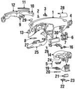 8453127000LK - : Air Bag Door for Hyundai Image