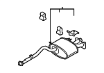 28710J5450 - Exhaust: Rear Muffler for Kia Image