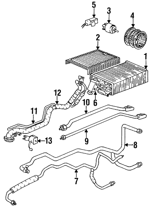 Condenser, Compressor & Lines for 1995 Porsche 928 #3