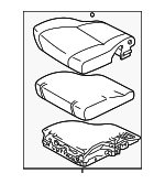 7141042180B0 - Body: Cushion Assembly for Toyota: RAV4 Image
