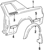7660819195 - : Mud Guard for Toyota: Celica Image