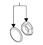 33127607158 - Suspension: Differential Cover Repair Kit for BMW Image