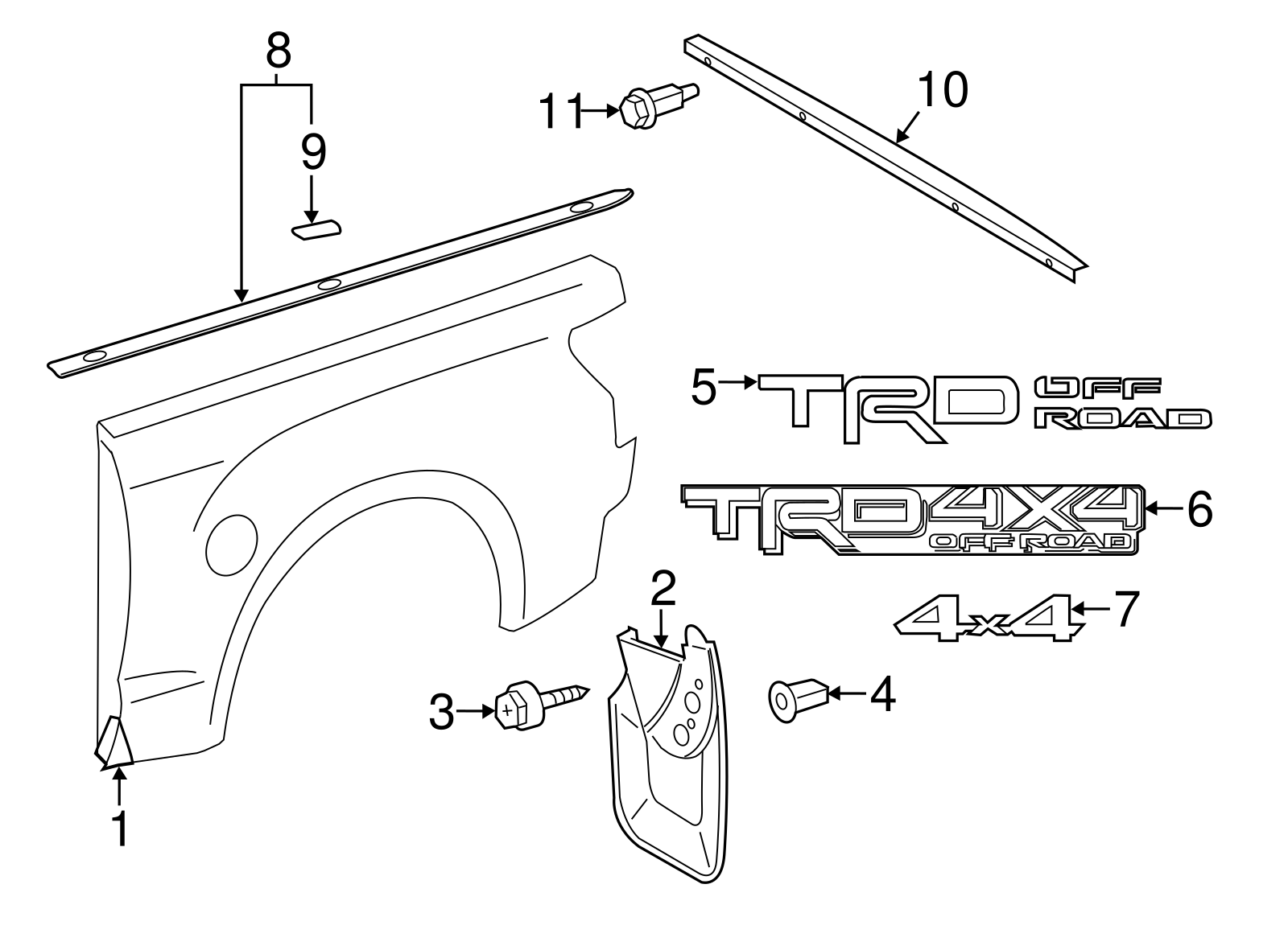 2016-2023 Toyota Decal 75996-04090-D0 | Toyota of Wallingford